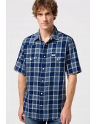 Wrangler Camasa barbati - Western - albastru - bumbac - Albastru