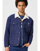 Wrangler Geaca Katana - catifea reiata - bleumarin - Sherpa