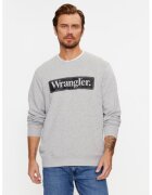 Wrangler Hanorac barbati - 303285746 - Bumbac - Gri