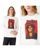 Wrangler Hanorac Barbati - Soul Rebel - Nepermis - Regular Fit - 100% Bumbac - Confortabil - Stilat - Durabil - Moale - Ideal Pentru Zi Cu Zi - Marimea 2XL - Alb