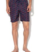 Wrangler Pantaloni scurti de baie - cu imprimeu logo - Rosu/Bleumarin