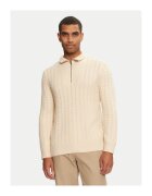 Wrangler Pulover barbati - 304281068 - Viscoza/Bumbac/Nylon - Bej - Bej