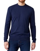 Wrangler Pulover barbati - Bumbac - Albastru -