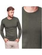 Wrangler Pulover Barbati - Model CREW KNIT - Croiala Clasica Regular Fit - Fara Inchidere - Moale Si Calduros - Cu Amestec De Lana - Bun Pentru Zile Racoroase Si Tinute Zilnice - Marimea 2XL - Verde
