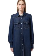 Wrangler Rochie Lyocell Albastru - Albastru