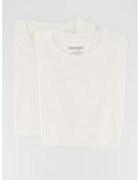 Wrangler Set de tricouri de bumbac organic - 2 piese - Alb