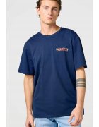 Wrangler Tricou barbati - BIG GRAPHIC TEE - bumbac - albastru - maneca scurta