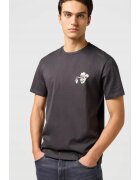 Wrangler Tricou barbati - SMALL GRAPHIC TEE - negru - bumbac - maneca scurta