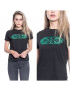 Wrangler Tricou T-Shirt - Ss Graphic Tee - Croi Normal - 100% Bumbac - Fara Inchidere - Maneci Scurte - XS - Negru - 1 Bucata