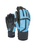 X-LEVEL Manusi ski barbati - Level - Piele/Lana - Negru/Albastru -
