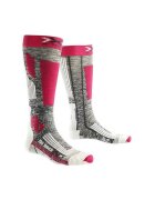 X-Socks Sosete inalte pentru ski Rider 2.0 - Rosu/Gri