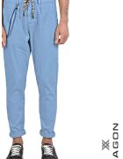 XAGON Pantaloni coulisse regular fit - Albastru