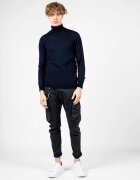 XAGON Pulover slim fit cu guler inalt -