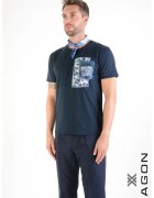 XAGON Tricou cu buzunar frontal XG - Alb