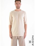 XAGON Tricou regular fit asimetric - Bej