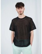 XAGON Tricou regular fit din plasă - Negru