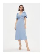 YAS Rochie dama - 303452353 - Poliester reciclat/Poliester - Albastru - Albastru