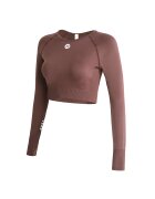 YEAZ Bluza crop pentru antrenament Legend - Bej