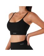 YEAZ Bustiera cu bretele ajustabile pentru antrenament TOUJOURS 29159 - Negru