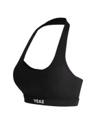YEAZ Bustiera cu burete detasabil - pentru fitness Mission - Negru