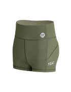 YEAZ Colanti scurti cu talie inalta pentru fitness Xoxo 29057 - Verde