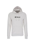 YEAZ Hanorac unisex din amestec de bumbac organic cu imprimeu logo CUSHER 29545 - Bej