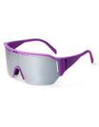 YEAZ Ochelari de soare unisex polarizati Sunshade - Violet/Argintiu