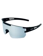 YEAZ Ochelari de soare wrap unisex cu lentile oglinda Sunspark - Argintiu