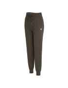 YEAZ Pantaloni de trening cu snur in talie pentru fitness Just Be - Maro
