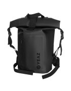 YEAZ Rucsac unisex cu finisaj impermeabil Stockholm - Negru stins