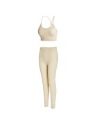 YEAZ Set de bustiera si colanti pentru fitness CHARM 29009 - Bej