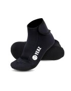 YEAZ Sosete unisex pana la glezna cu inchidere velcro pentru antrenament - Negru