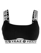 YEAZ Sutien de baie cu benzi logo BAGATELLE 28999 - Negru