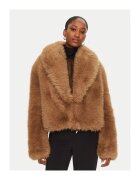 Yes London Geaca dama - ECO/026 CAMEL - 100% poliester - maro