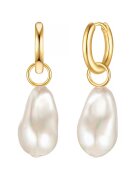 Yokoamii Cercei drop de aur de 14K filat - cu perle - Auriu