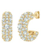 Yokoamii Cercei placati cu aur de 14K si decorati cu zirconia - Auriu