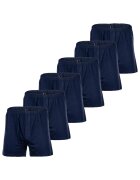 YOURBASICS Set de boxeri de bumbac - 6 perechi - Bleumarin