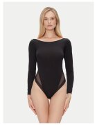 Ysabel Mora Body negru cu maneci lungi