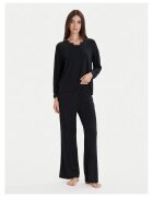 Ysabel Mora Pijamale dama negru - din material moale