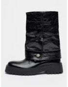 Zadig&Voltaire Cizme mid-calf de piele Angie - Negru