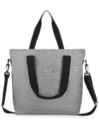 Zagatto Geanta dama umar - Gri - Shopper - Dimensiuni 43x34x17 cm - ZG741
