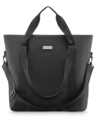Zagatto Geanta dama umar - Neagra - Shopper - Dimensiuni 40x32x23 cm - Casual - Elaganta - ZG815