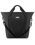 Zagatto Geanta de umar pentru femei - negru - 45x31x22 cm - ZG816