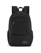 Zagatto Ghiozdan scoala fete - baieti - Negru - Dimensiuni 40x27x12 cm - Capalcitate 13L - Impermeabil - Rucsac adolescenti - Calsele 5-8 - Liceu - Universitate - Usor - Bretele confortabile - Casual - Sport - ZG945