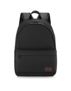 Zagatto Ghiozdan scoala fete - baieti - Negru - Dimensiuni 44x30x12 cm - Impermeabil / rezistent la uzura - A4 - Compartiment laptop - Rucsac scoala adolescenti - Calsele 5-8 - Liceu - Universitate - Bretele ajustabile si captusite - Casual - Sport - ZG946