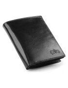 Zagatto Portofel barbati piele naturala - Negru - Protectie RFID - ZG-055-BAR