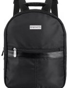 Zagatto Rucsac dama - ® - Negru - Urban - Casual - Inchidere cu fermoar - Impermeabil - Bretele reglabile - Usor - Spatios - Nylon/Poliester - 31x25x10 cm - VILLA ECO - ZG624