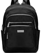 Zagatto Rucsac urban dama - Negru - Impermeabil - 33x26x30 cm - Colectie NERO