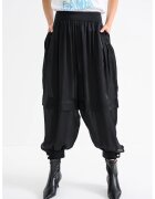 ZIMMERMANN Pantaloni harem de matase Hypnotic - Negru