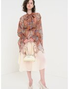 ZIMMERMANN Rochie cu imprimeu si funda din panglici - Multicolor
